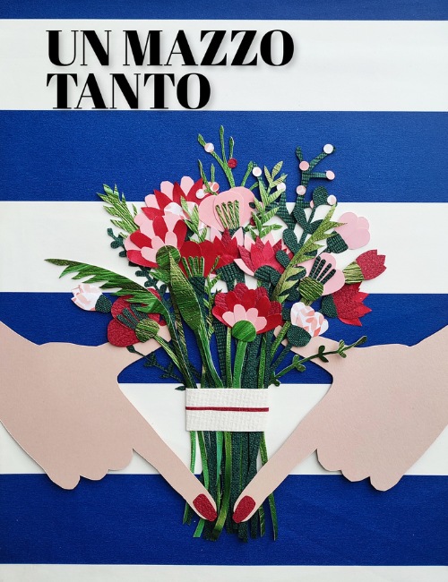 Poster Un mazzo tanto Flowerista in collaborazione con Le paolette