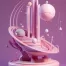 Flowerista for architecture - stampa - immagine creata con Midjourney
